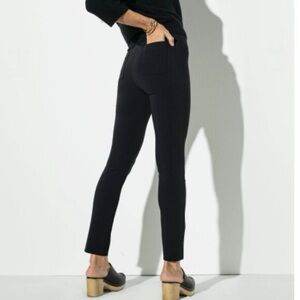 The Reset R Label Dress Pants Womens Medium Wine Ponte Ankle Length New